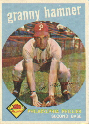 1959 Topps Baseball Cards      436     Granny Hamner